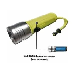 Φακός Κατάδυσης Aldive 450 Lumens - ALPIN 58B -κατάστημα καταδυτικού εξοπλισμού KR414242 2