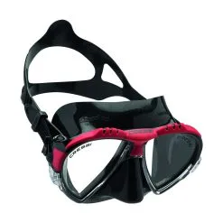 Μάσκα Κατάδυσης Σιλικόνης Matrix Silicone Mask Black/Frame Red - Cressi