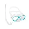 Μάσκα & Αναπνευστήρας Σιλικόνης Σετ Παιδικό Perla Junior Silicone Mask & Minigringo Snorkel Clear/Frame Aquamarine - Cressi 1 Μάσκα & Αναπνευστήρας Σιλικόνης Σετ Παιδικό Perla Junior Silicone Mask & Minigringo Snorkel Clear/Frame Aquamarine - Cressi -κατάστημα καταδυτικού εξοπλισμού OC303567