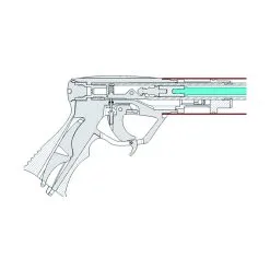 Ψαροντούφεκο Αεροβόλο Saetta Pneumatic Gun 55cm - Cressi -κατάστημα καταδυτικού εξοπλισμού OC303586 8
