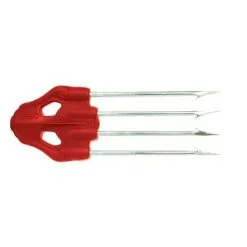 Τετράαινα Mustad Red με Πλαστική Βάση - Omer