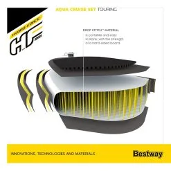 Σανίδα SUP Hydro-Force Fastblast Tech 381cm - BestWay 65343 -κατάστημα καταδυτικού εξοπλισμού TR101868 8