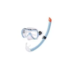 Μάσκα & Αναπνευστήρας Σιλικόνης Σετ Παιδικό SAMY Junior Blue - Blue Wave 61515