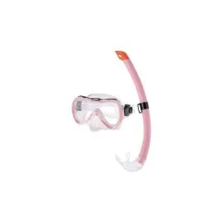 Μάσκα & Αναπνευστήρας Σιλικόνης Σετ Παιδικό SAMY Junior Pink - Blue Wave 61516
